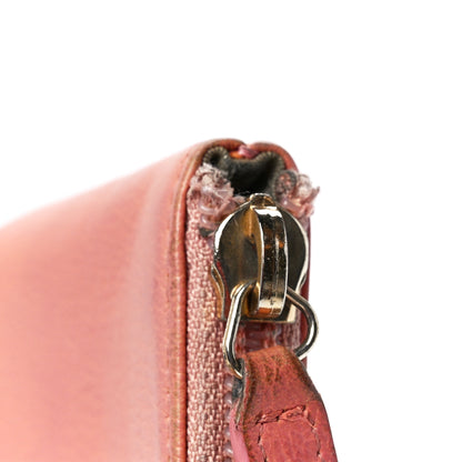 Chanel Goatskin Camellia Key Pouch Light Pink 12 of 12
