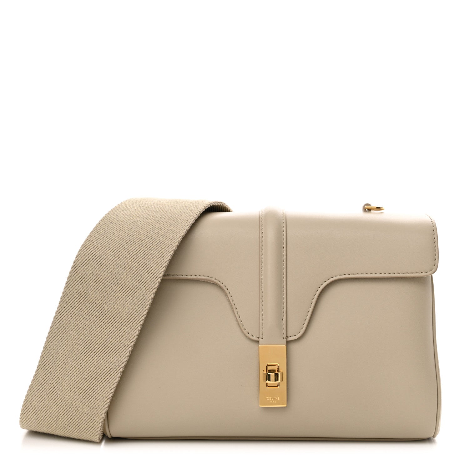 Celine Smooth Calfskin Teen Soft 16 Shoulder Bag Trench 1 of 13
