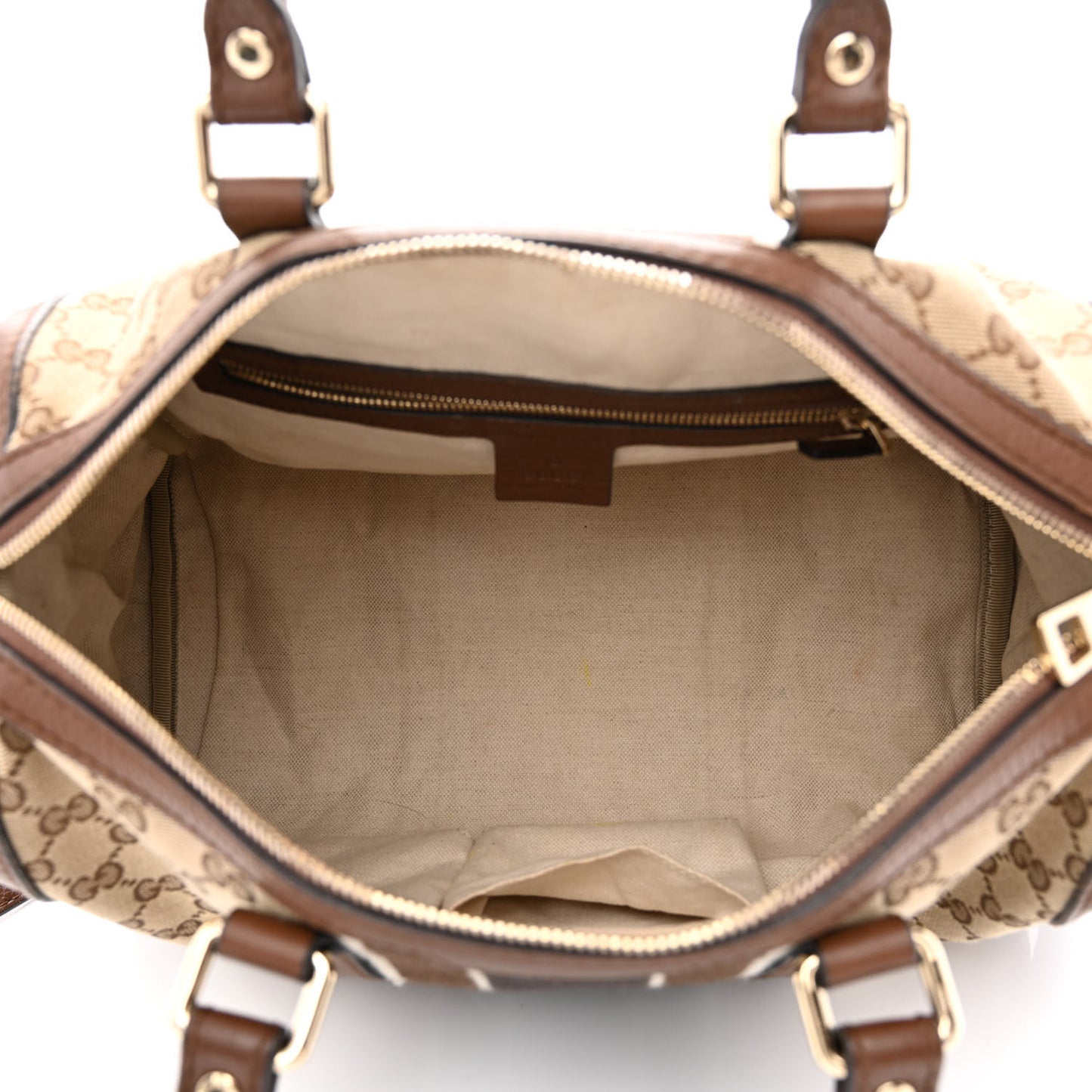 Monogram Web Medium Boston Dark Brown