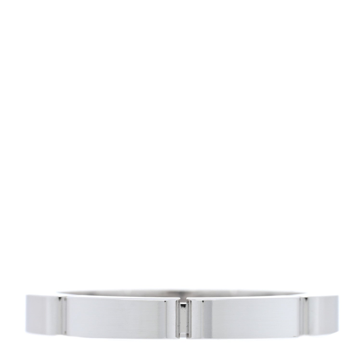 Cartier 18K White Gold Maillon Panthere Wedding Band Ring 51 5.75 3 of 4