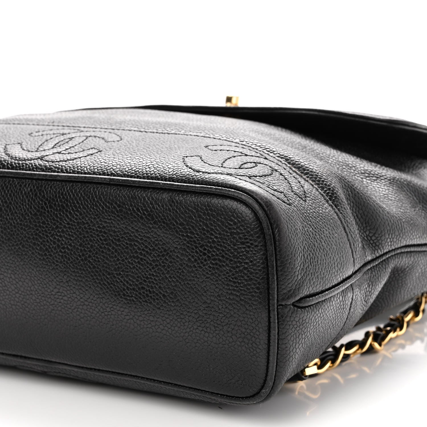 Chanel Caviar CC Backpack Black 11 of 12