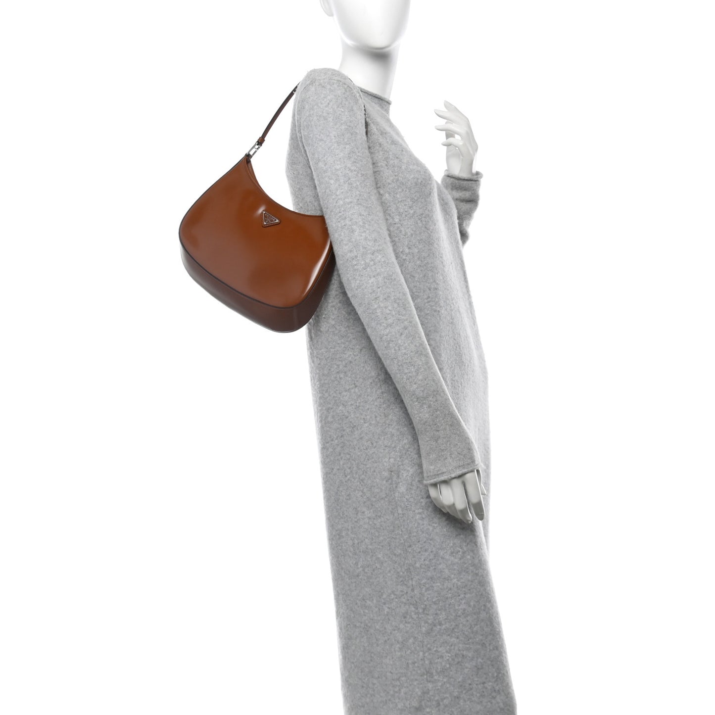 Spazzolato Cleo Shoulder Bag Tobacco