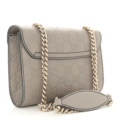 Gucci Guccissima Mini Emily Chain Shoulder Bag Storm Grey 3 of 11