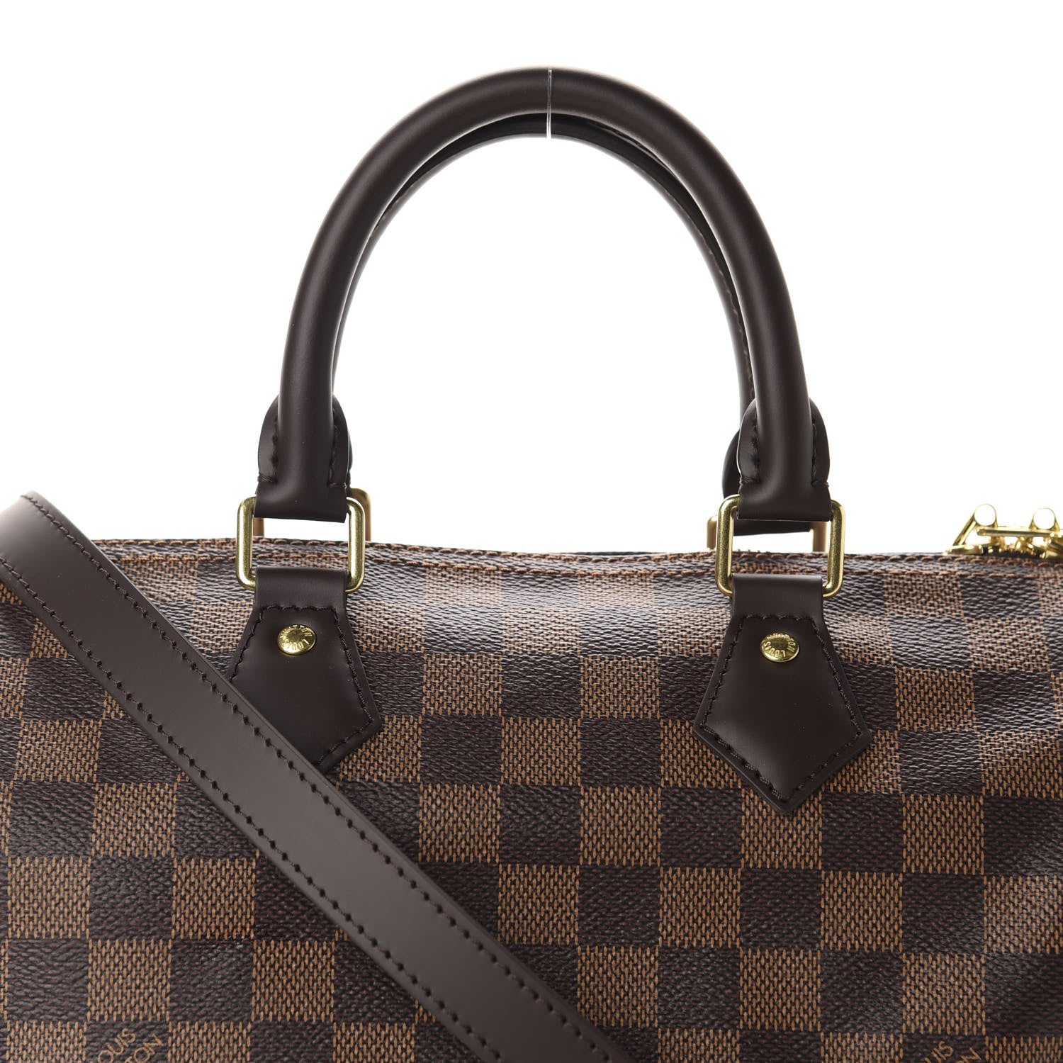 Louis Vuitton Damier Ebene Speedy Bandouliere 25 10 of 11