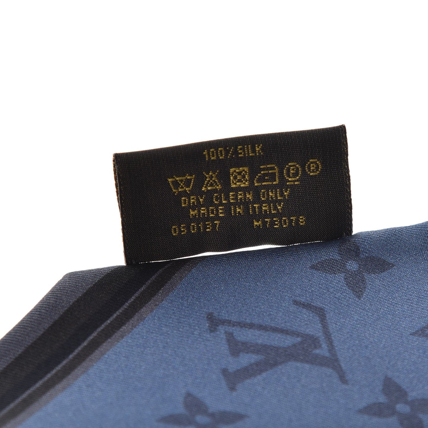 Silk Monogram Flower Ink BB Bandeau Anthracite