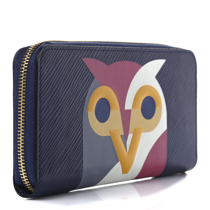 Louis Vuitton Epi Owl Zippy Wallet Iris 3 of 8