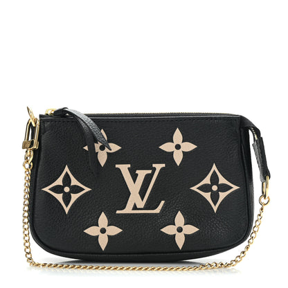Louis Vuitton Empreinte Monogram Giant Mini Pochette Accessories Black 1 of 6