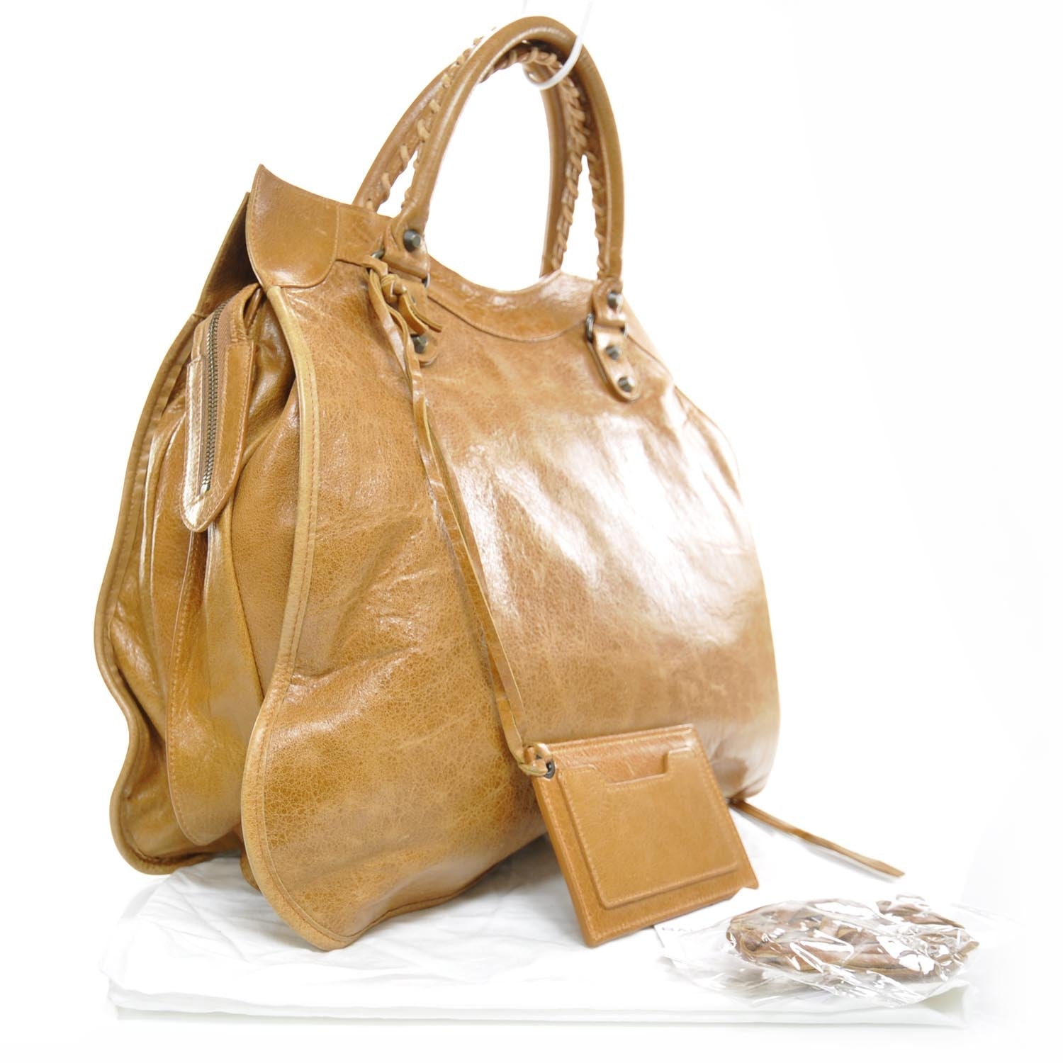 Balenciaga Chevre Afternoon Tote Caramel 3 of 11