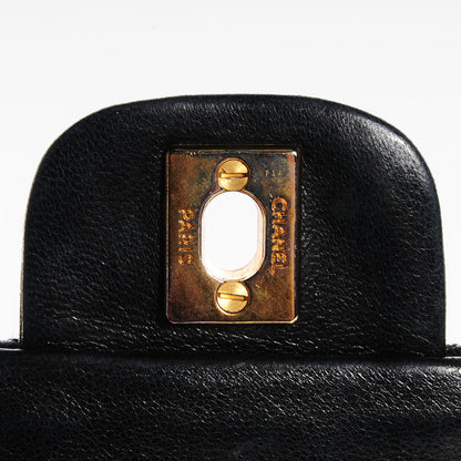 Chanel Lambskin Double Medium Flap Black 6 of 8