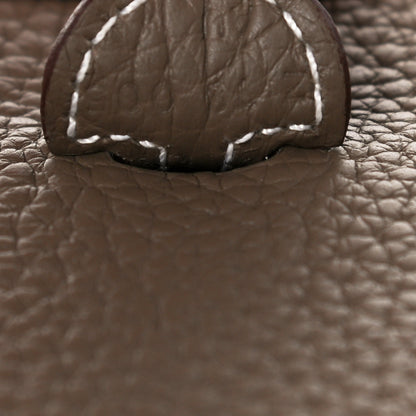 Hermes Taurillon Clemence Evelyne TPM Etoupe 6 of 10