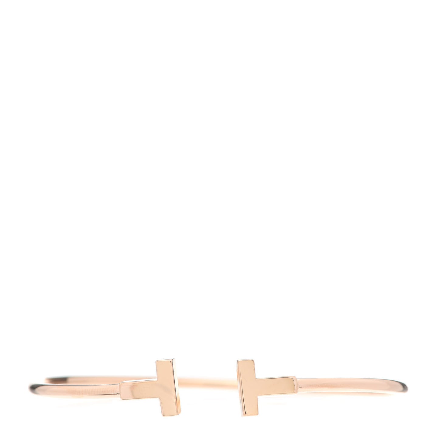 18K Rose Gold T Wire Bracelet