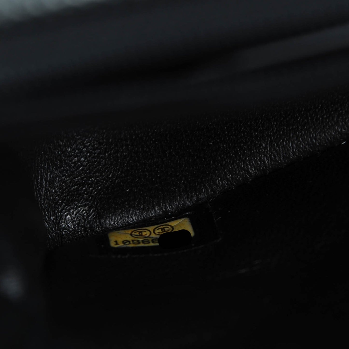 Caviar Quilted Mini Square Flap Black
