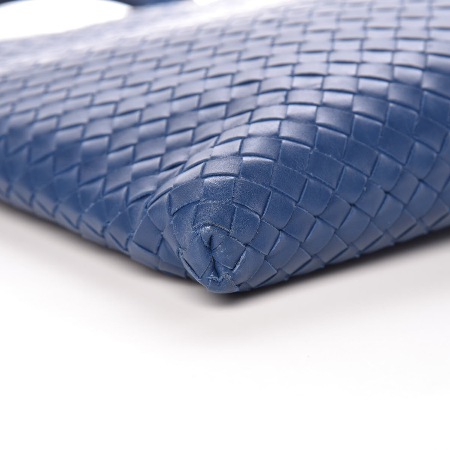 Bottega Veneta Nappa Intrecciato VN Crossbody Messenger Bag Blatic Blue 7 of 8