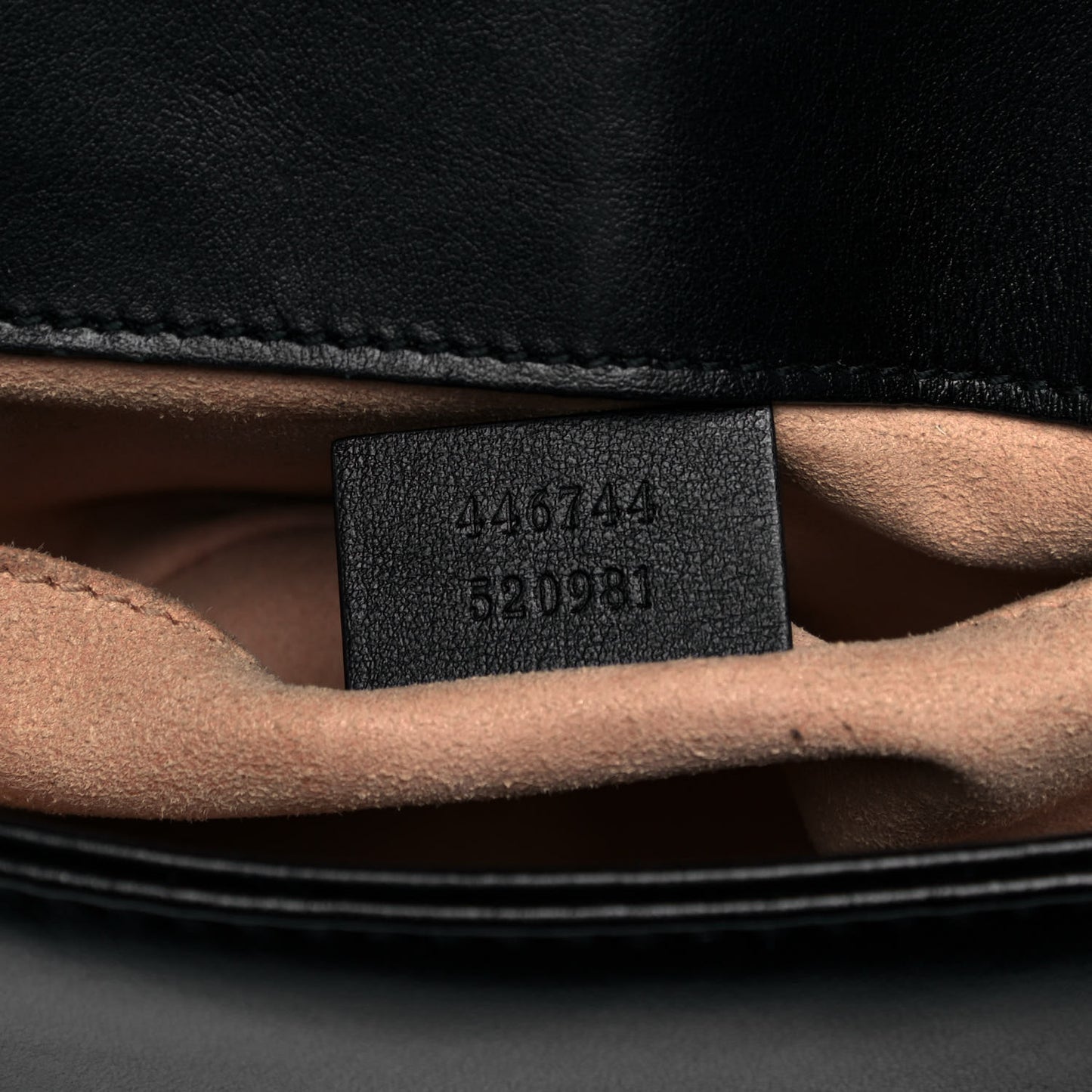 Calfskin Matelasse Mini GG Marmont Shoulder Bag Black