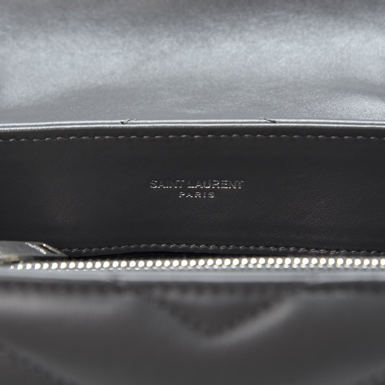 Saint Laurent Calfskin Y Quilted Monogram Small Loulou Chain Satchel Earth 8 of 10