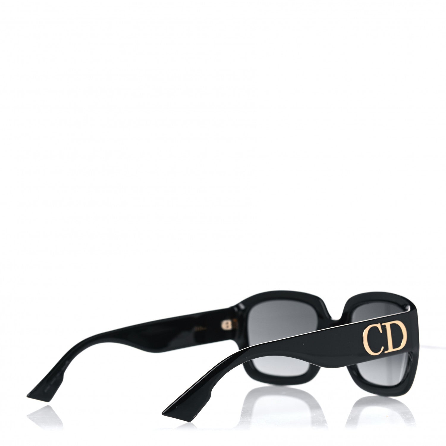 Christian Dior CHRISTIAN Acetate D Dior Sunglasses Black 4 of 4