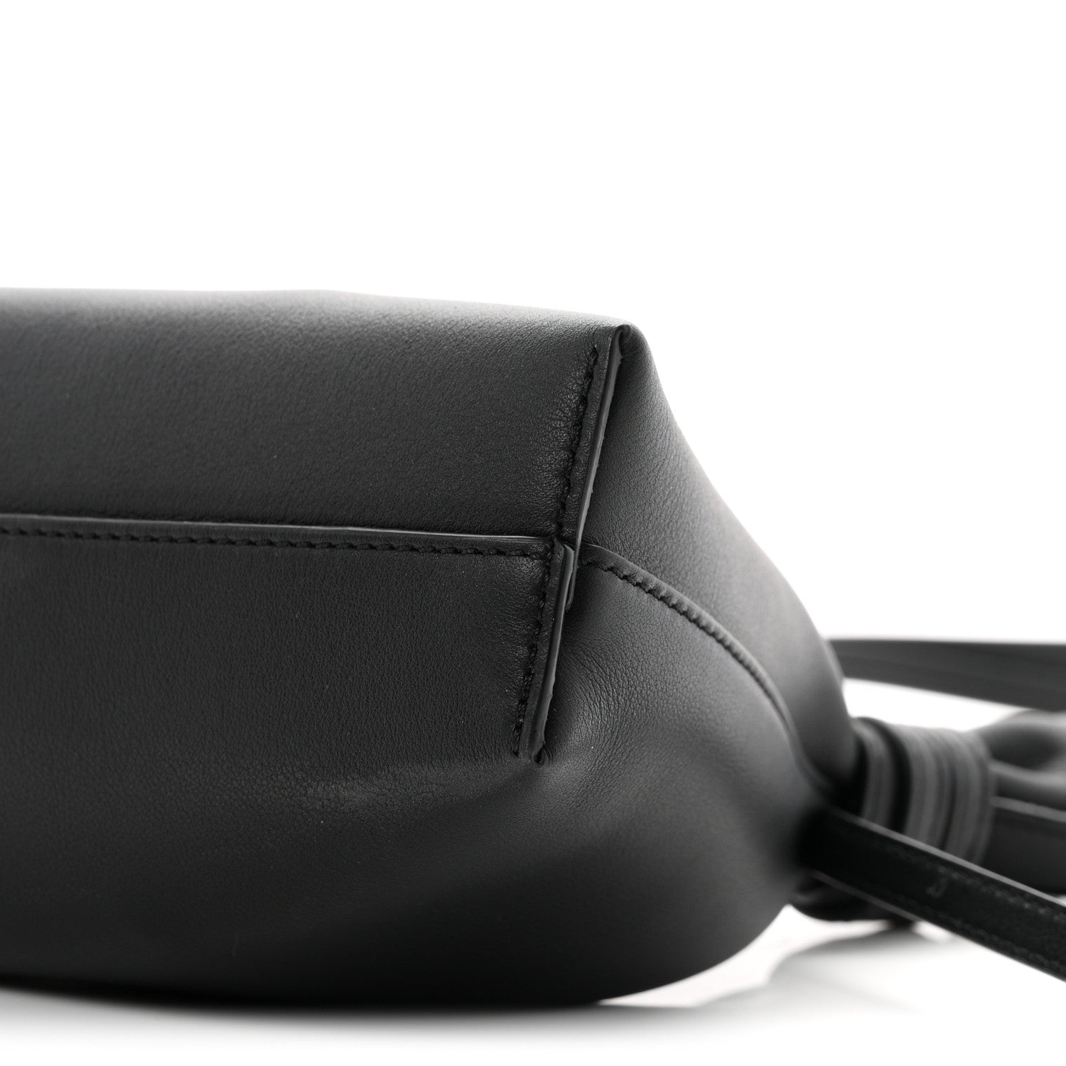 Loewe Smooth Calfskin Mini Scarf Shoulder Bag Black 10 of 10