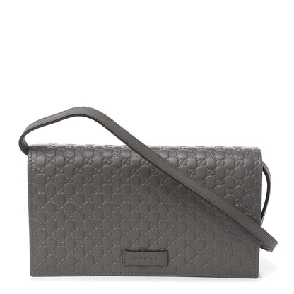 Gucci Soft Microguccissima Crossbody Wallet Loess 1 of 8