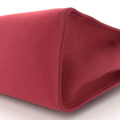 Hermes Military Toile Vache Hunter Herbag Zip 31 PM Rouge Grenat Bleu Saphir 11 of 12