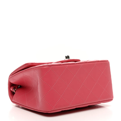 Chanel Lambskin Quilted Mini Square Flap Pink 4 of 10