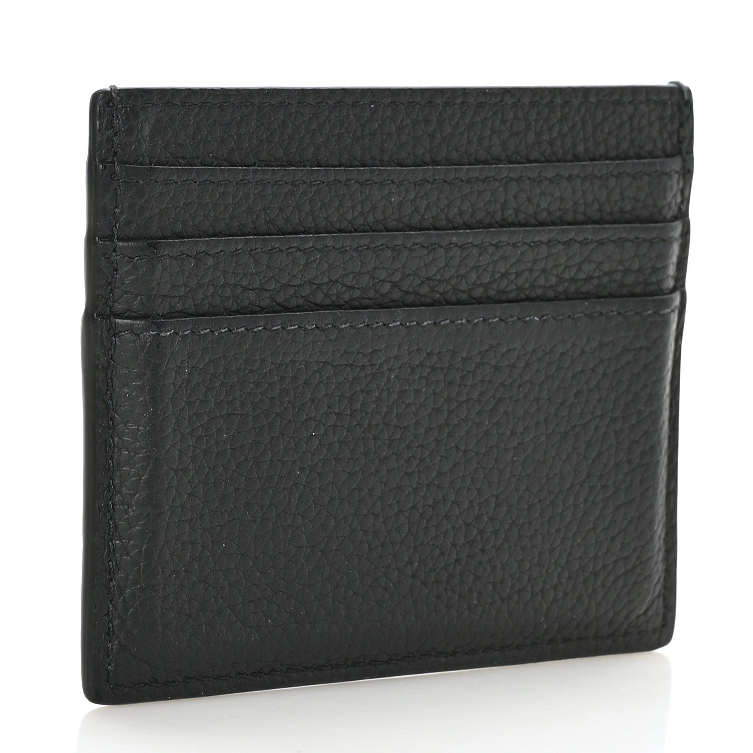 Christian Dior HOMME Grained Calfskin CD Icon Card Holder Black 3 of 9