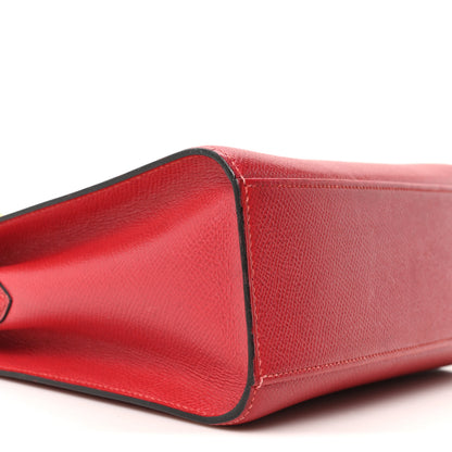 Hermes Courchevel Kelly Sport PM Rouge Vif 9 of 10