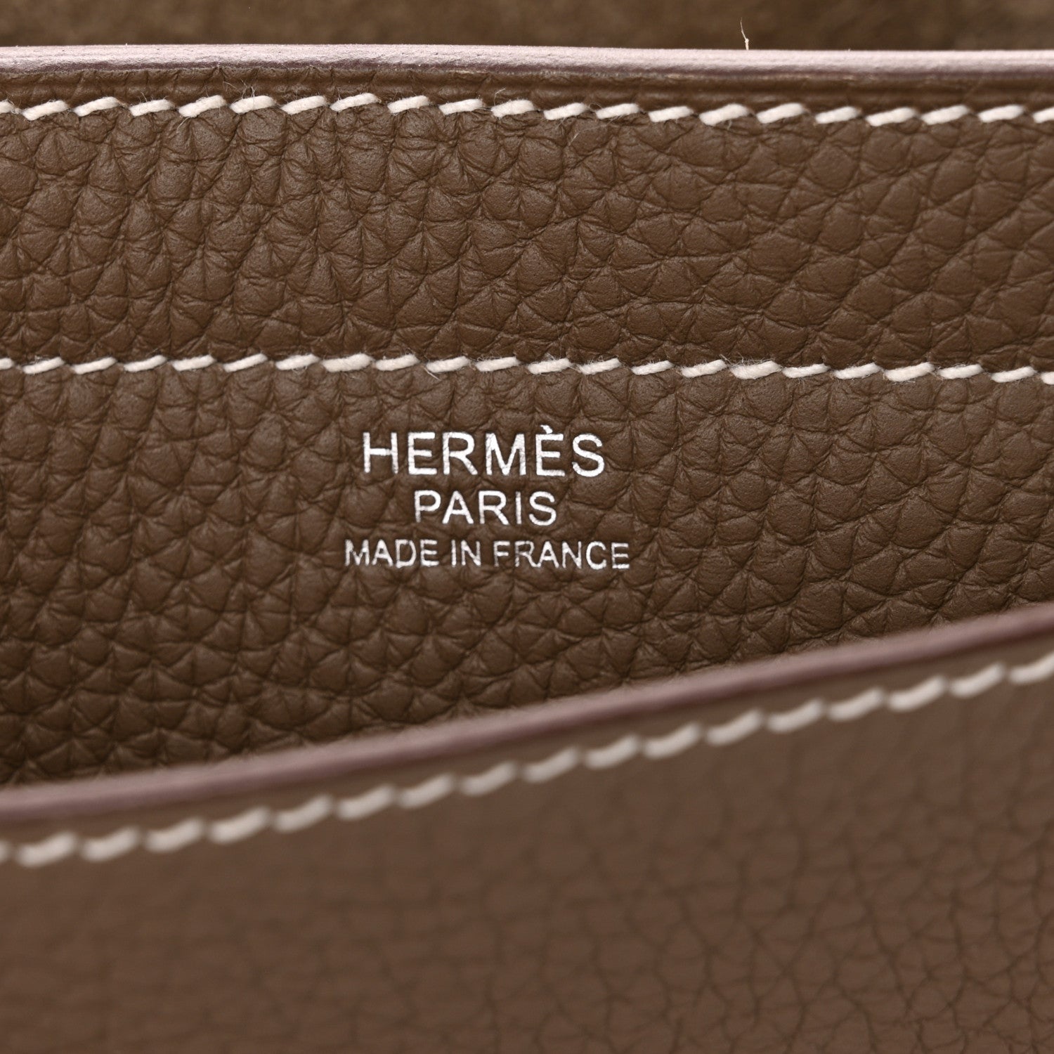 Hermes Taurillon Clemence Cabasellier 31 Etoupe 6 of 9