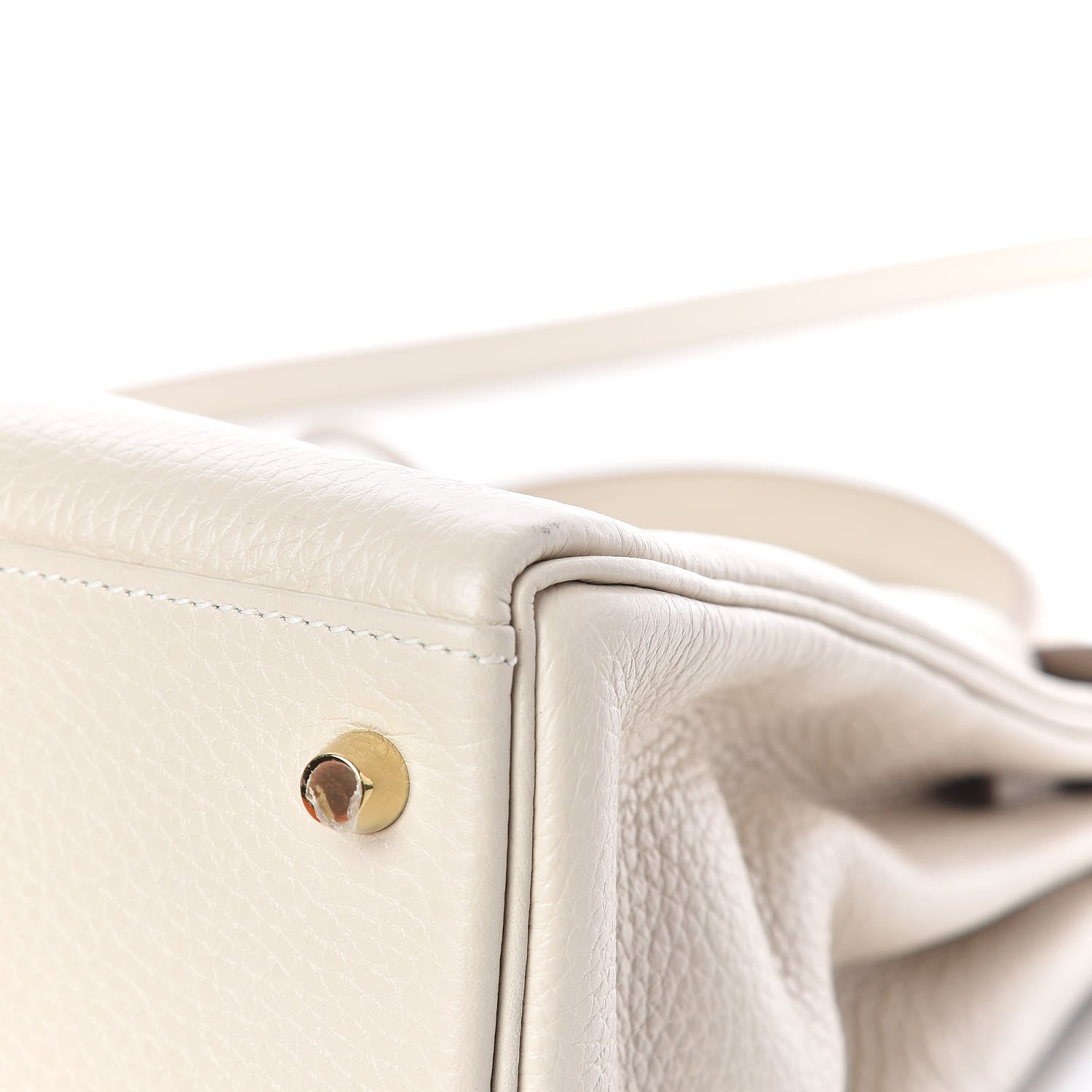 Hermes Taurillon Clemence Kelly Retourne 28 Craie 43 of 46