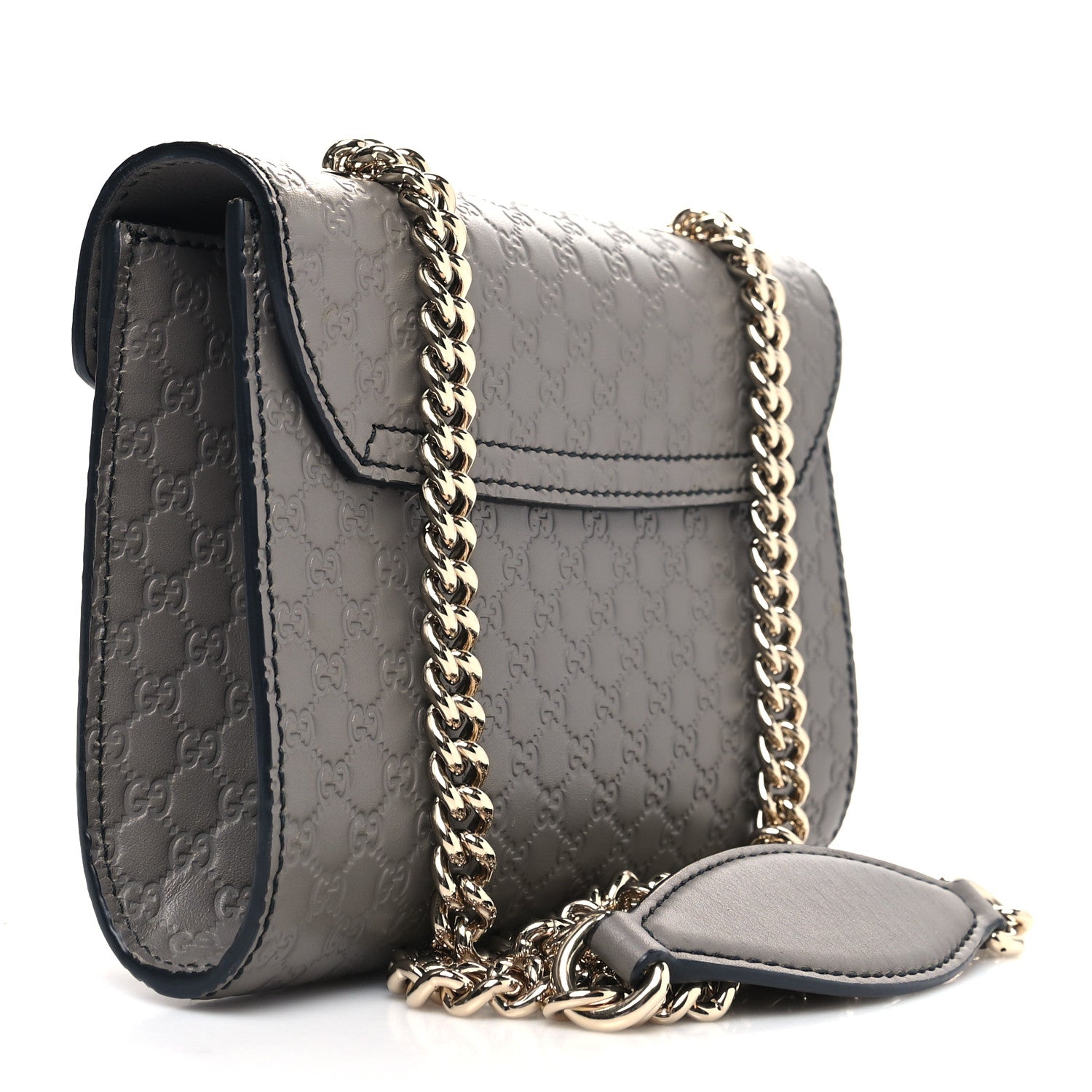 Gucci Soft Microguccissima Mini Emily Chain Shoulder Bag Loess 2 of 10
