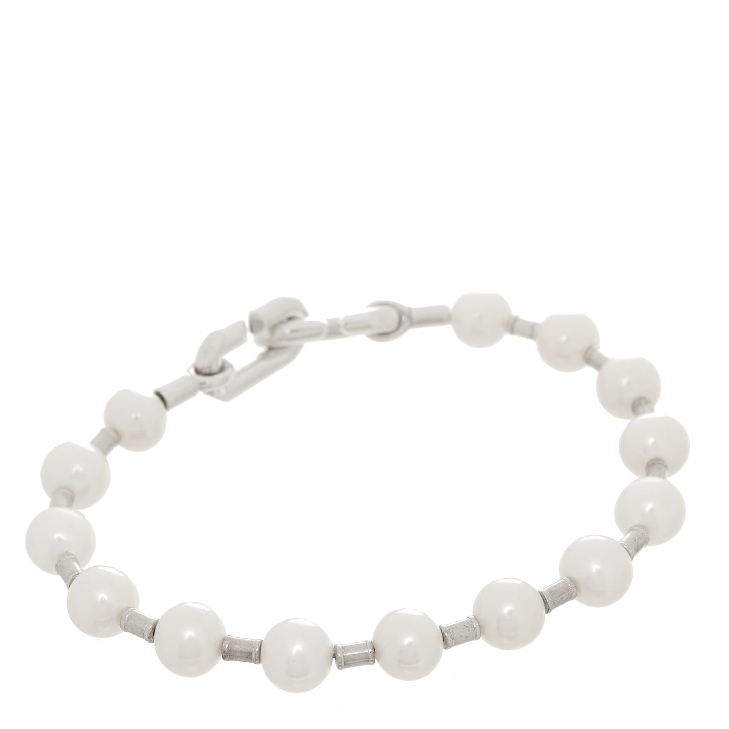 Sterling Silver Freshwater Cultured Pearl 7-8mm HardWear Bracelet