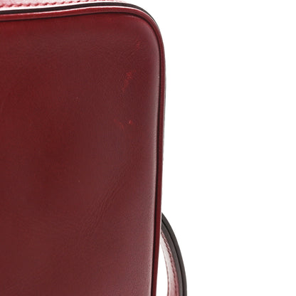 Celine Nappa Calfskin Dragonne Pouch Clutch Rust 11 of 11