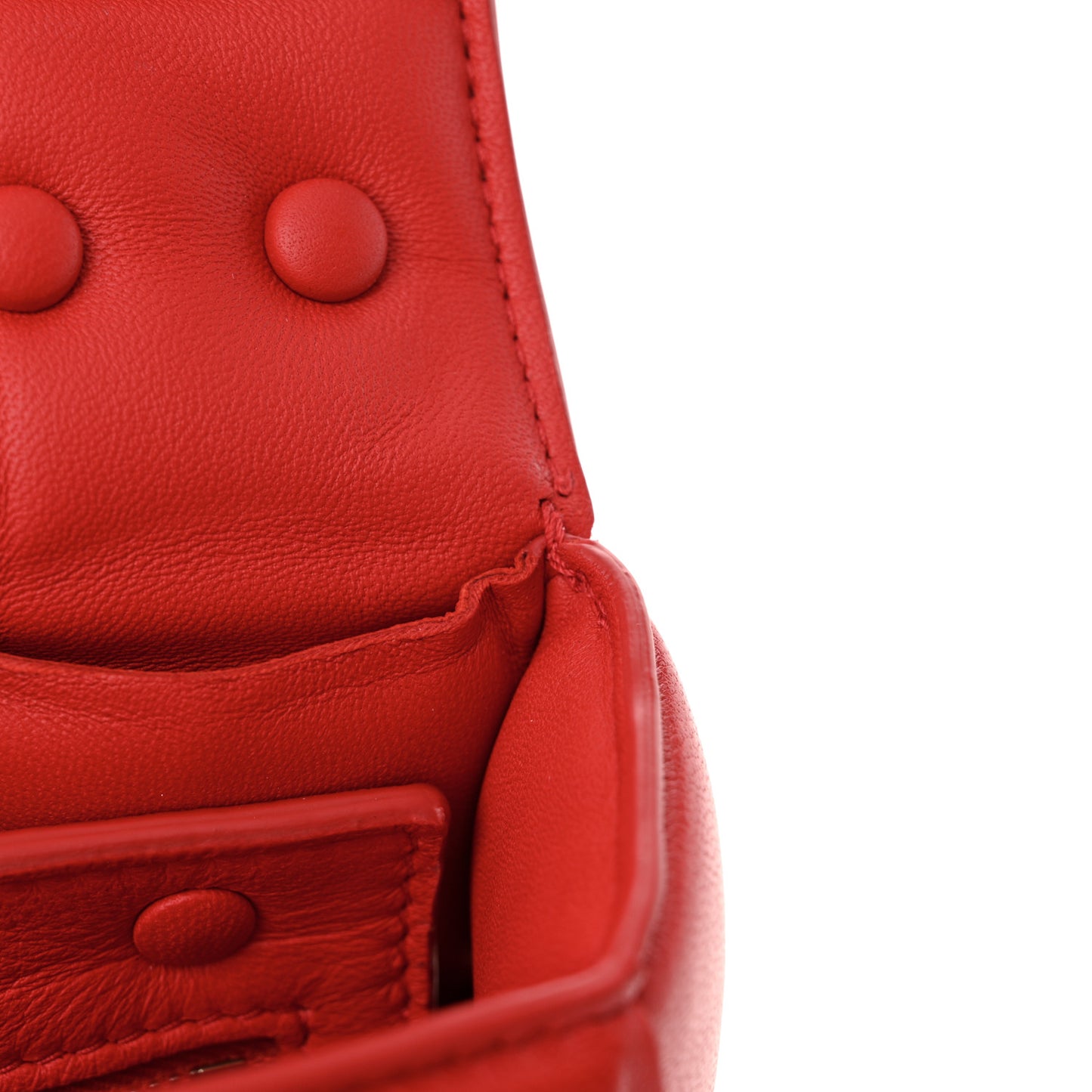 Lambskin Maxi Intreccio Padded Chain Cassette Crossbody Bag Nail Polish