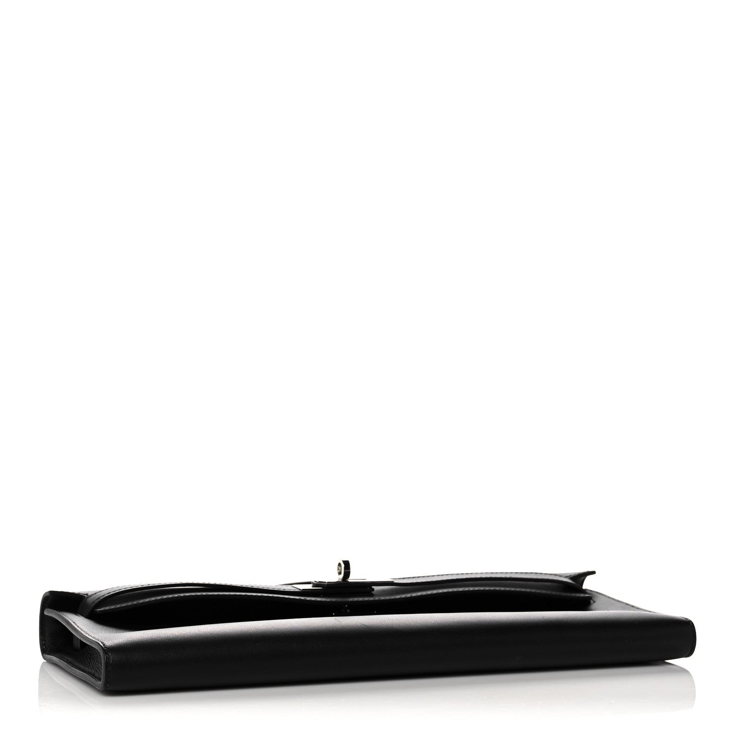 Hermes Swift Kelly Cut Clutch Pochette Black 5 of 29