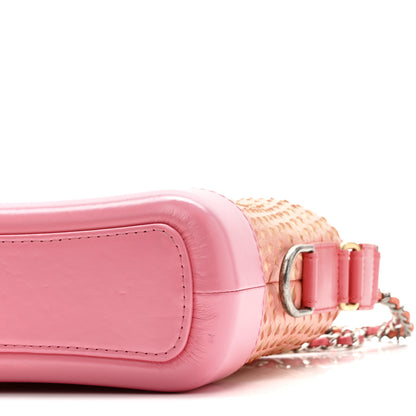 Chanel Snakeskin Small Gabrielle Hobo Pink 10 of 10