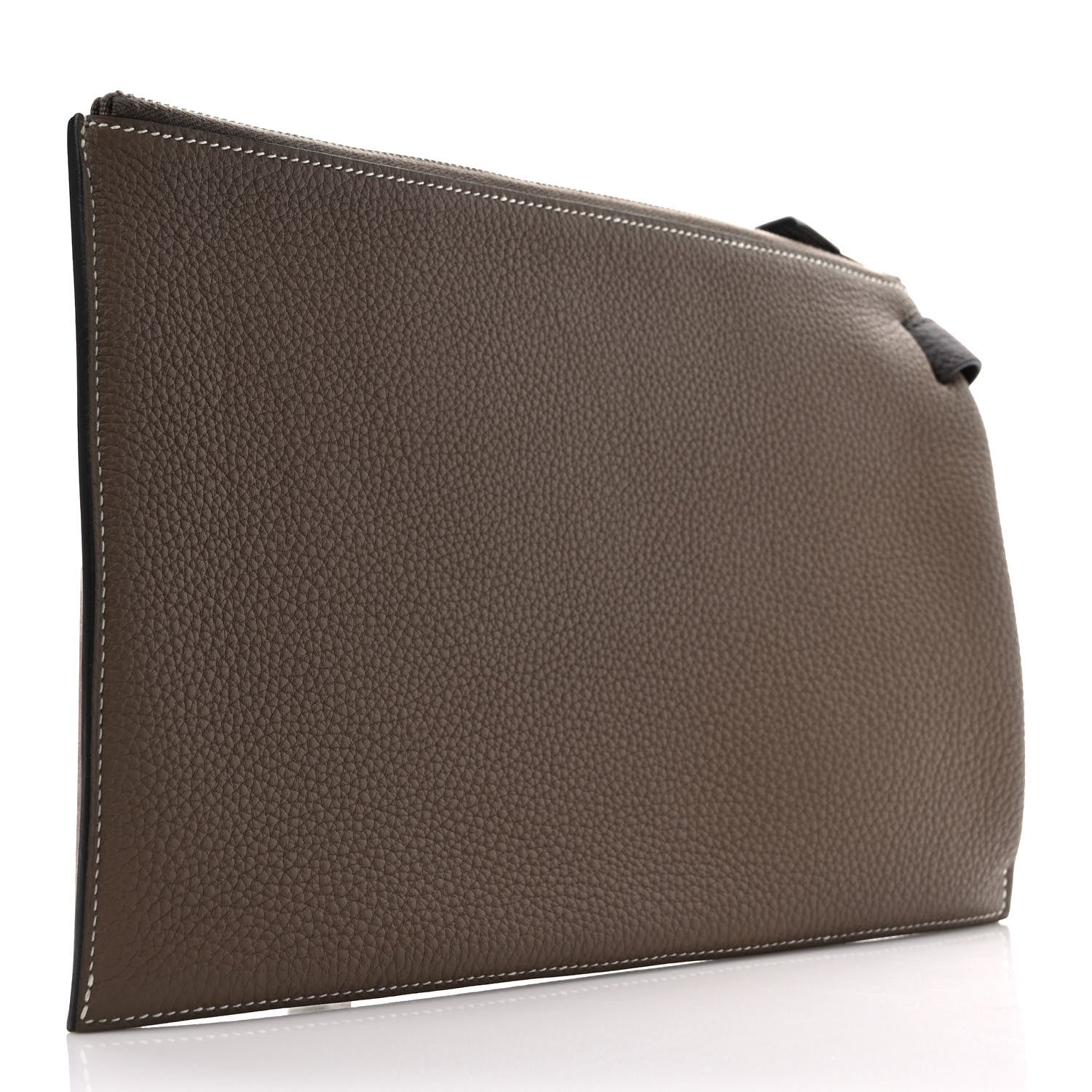 Hermes Togo Cabavertige 30 Pouch Gold Etoupe 3 of 6