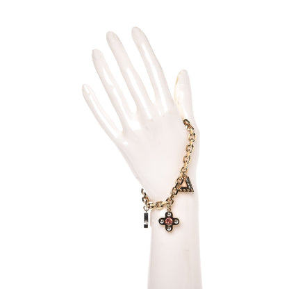 Louis Vuitton Love Letters Timeless Bracelet Gold Multicolor 2 of 4
