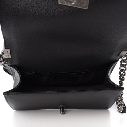 Chanel Caviar Quilted Medium Boy Flap Black 5 of 10