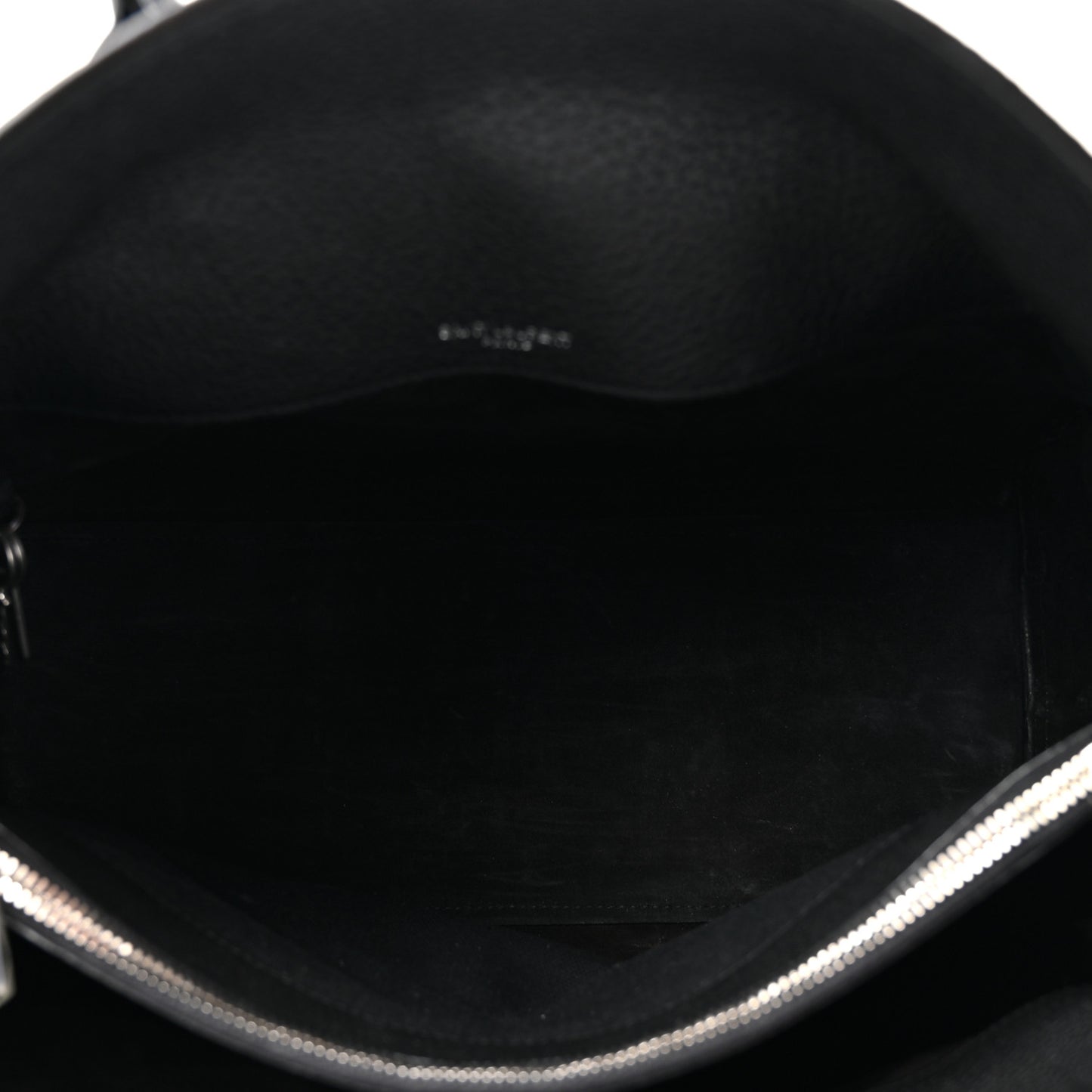 Grained Calfskin Small Supple Sac De Jour Black