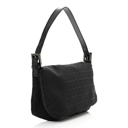 Fendi Zucchino Baguette Black 3 of 9
