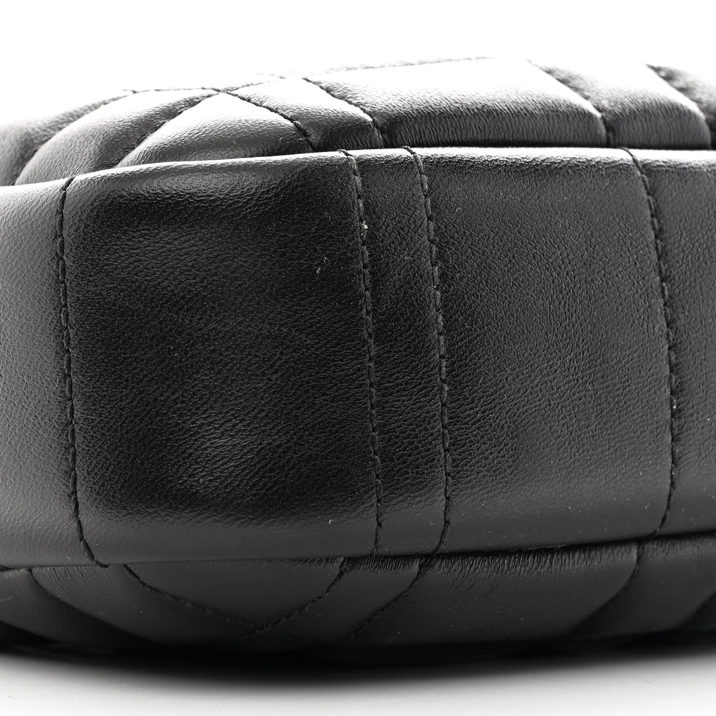 Calfskin Quilted Small Lola Camera Bag Black