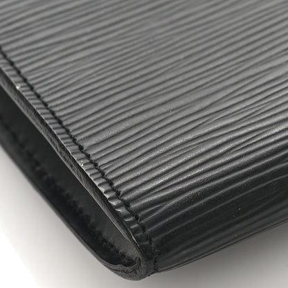 Louis Vuitton Epi Pochette Accessories 24 Black 7 of 9