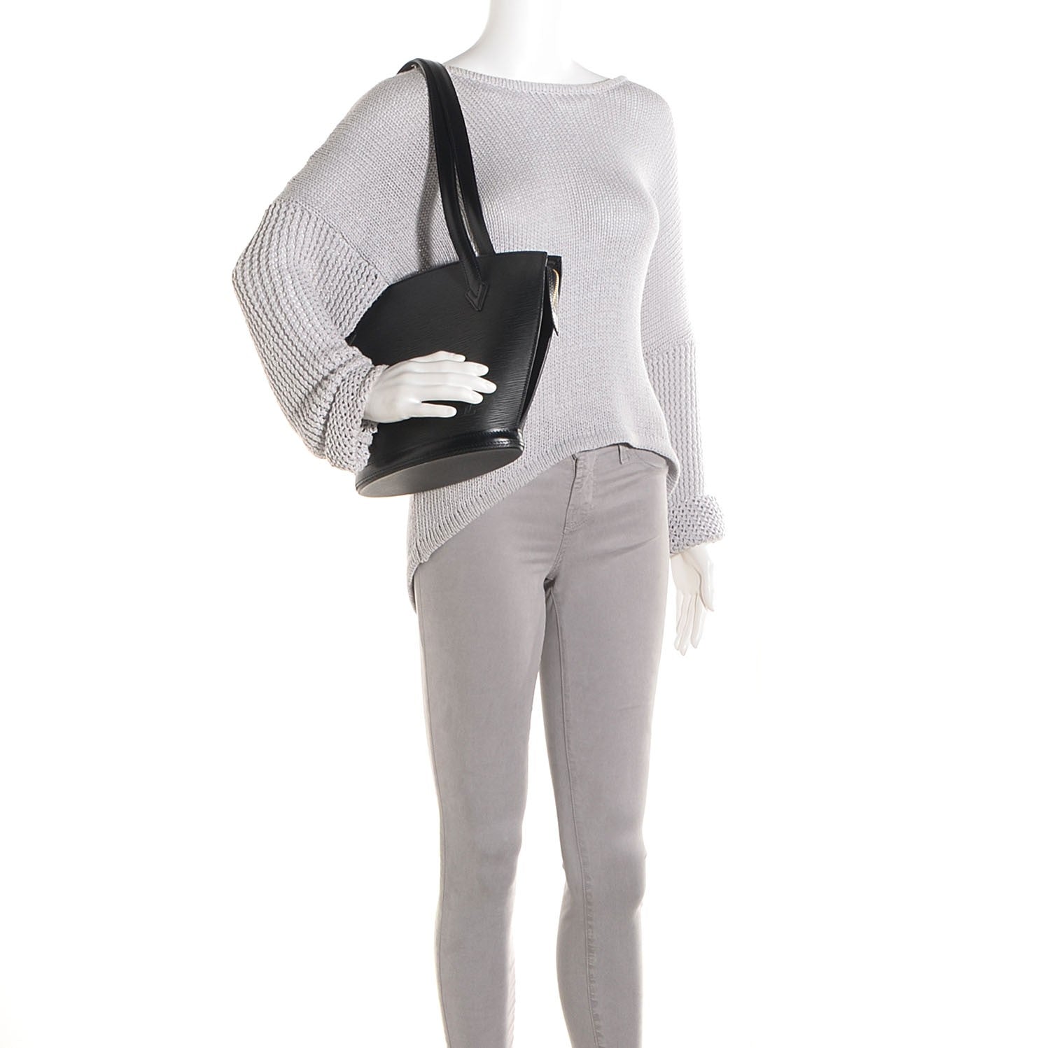 Louis Vuitton Epi Saint Jacques PM Black 2 of 7