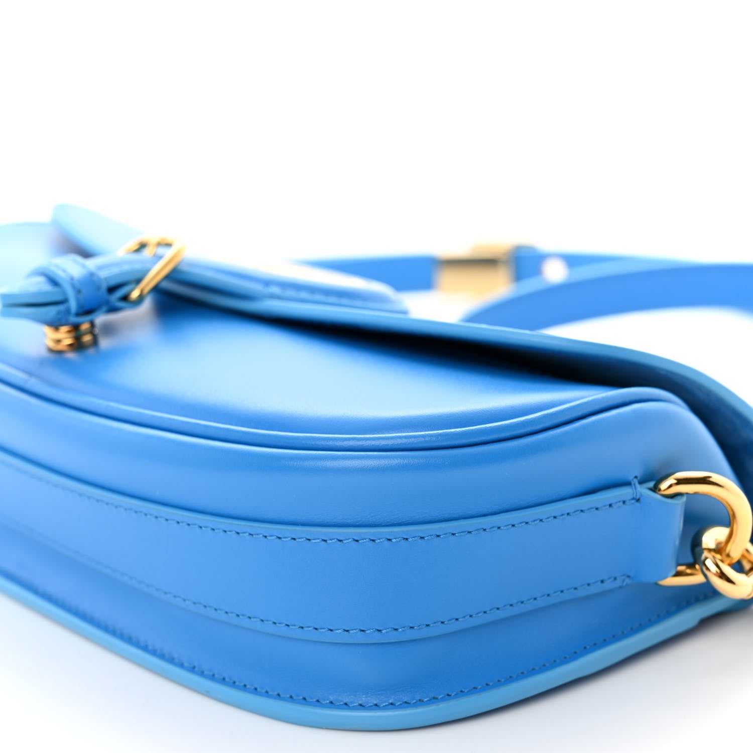 Christian Dior Box Calfskin East West Bobby Bag Reef Blue 9 of 9