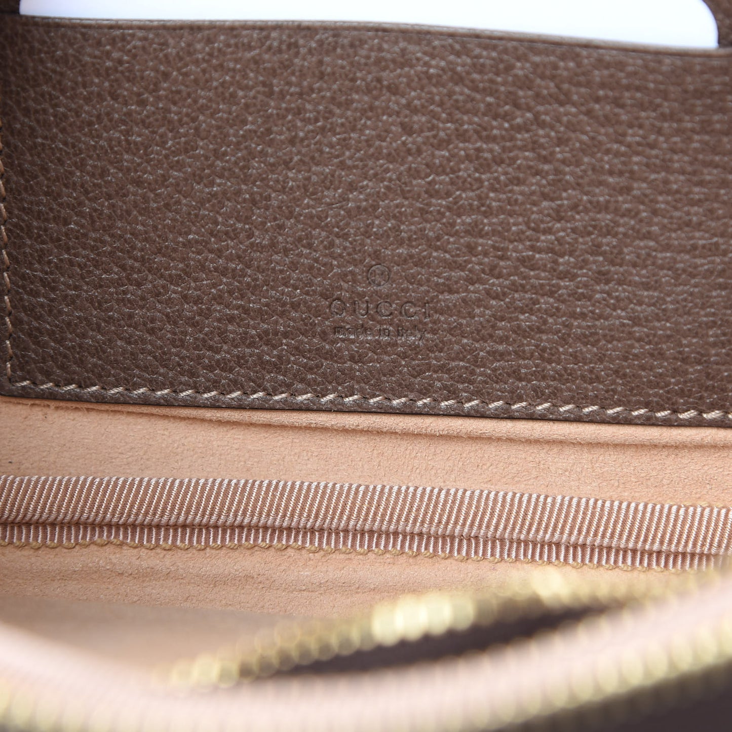 GG Supreme Monogram Web Mini Ophidia GG Bag Brown