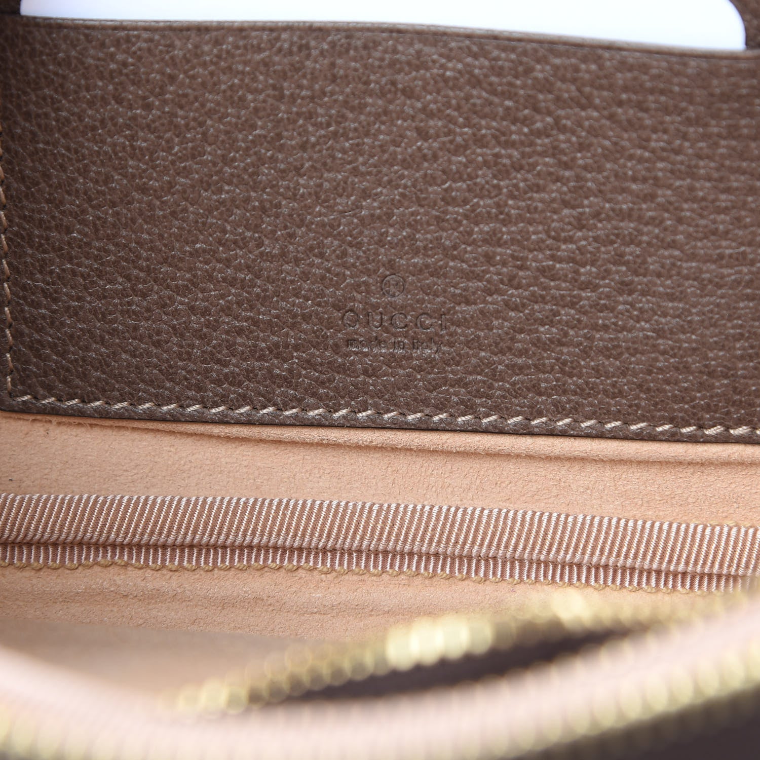 Gucci GG Supreme Monogram Web Mini Ophidia GG Bag Brown 8 of 14