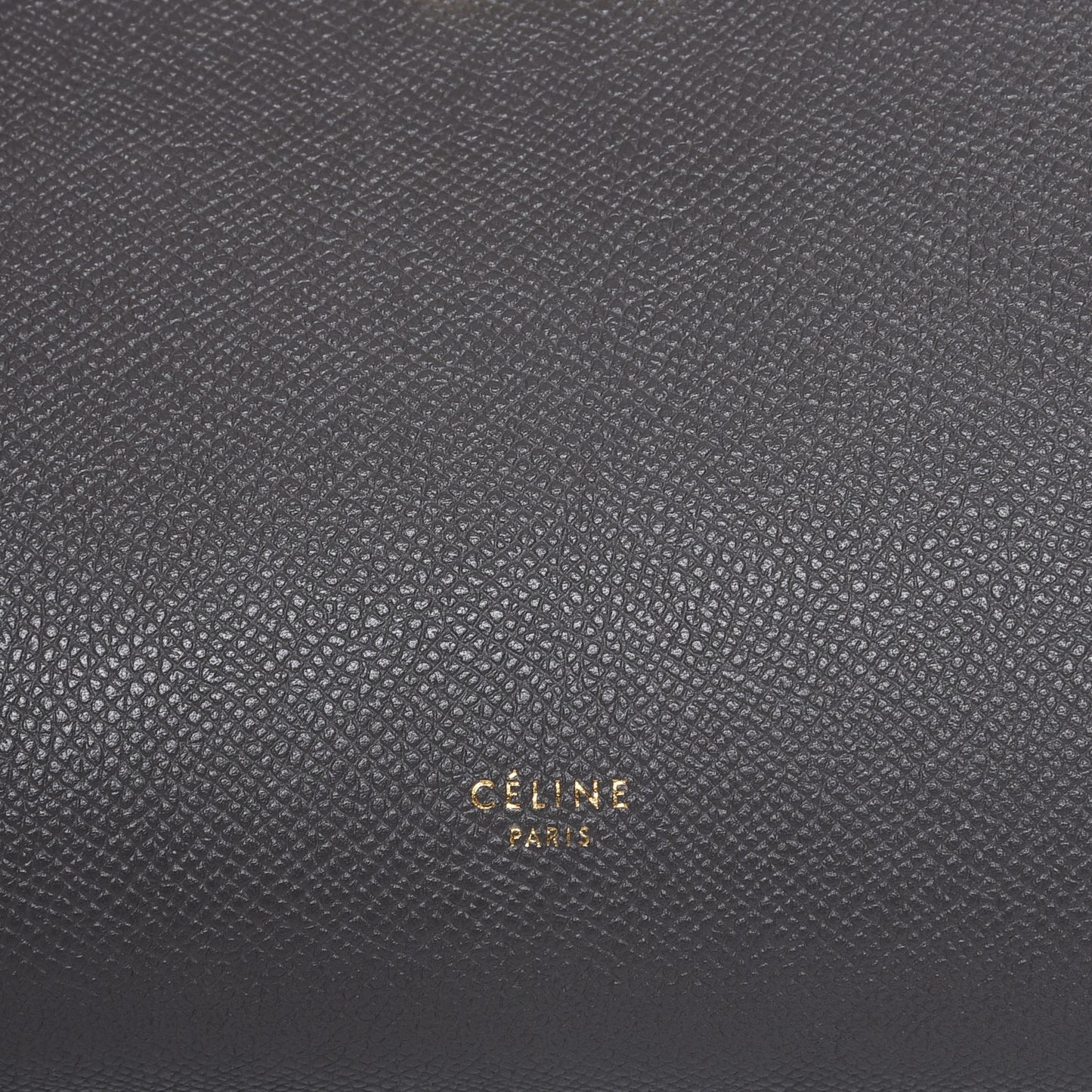 Grained Calfskin Micro Belt Bag Grey