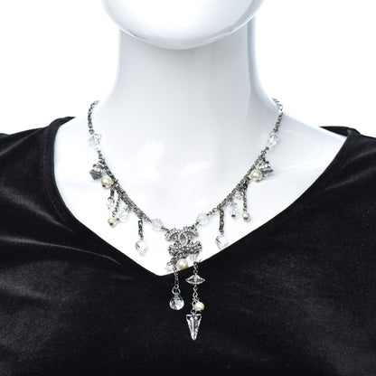 Chanel Ruthenium Crystal Pearl Necklace 2 of 4