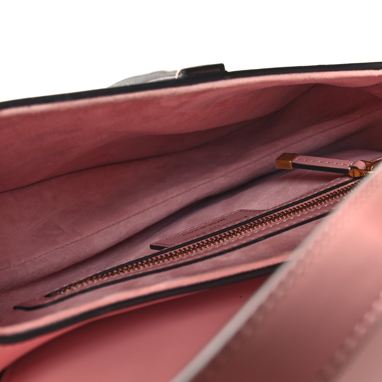 Christian Dior Smooth Calfskin Saddle Bag With Strap Antique Pink 5 of 10