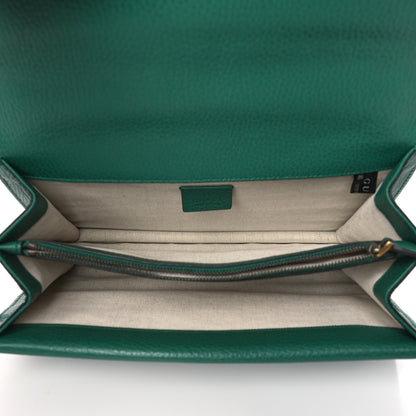 Gucci Pebbled Calfskin Small Dionysus Shoulder Bag Emerald 5 of 9