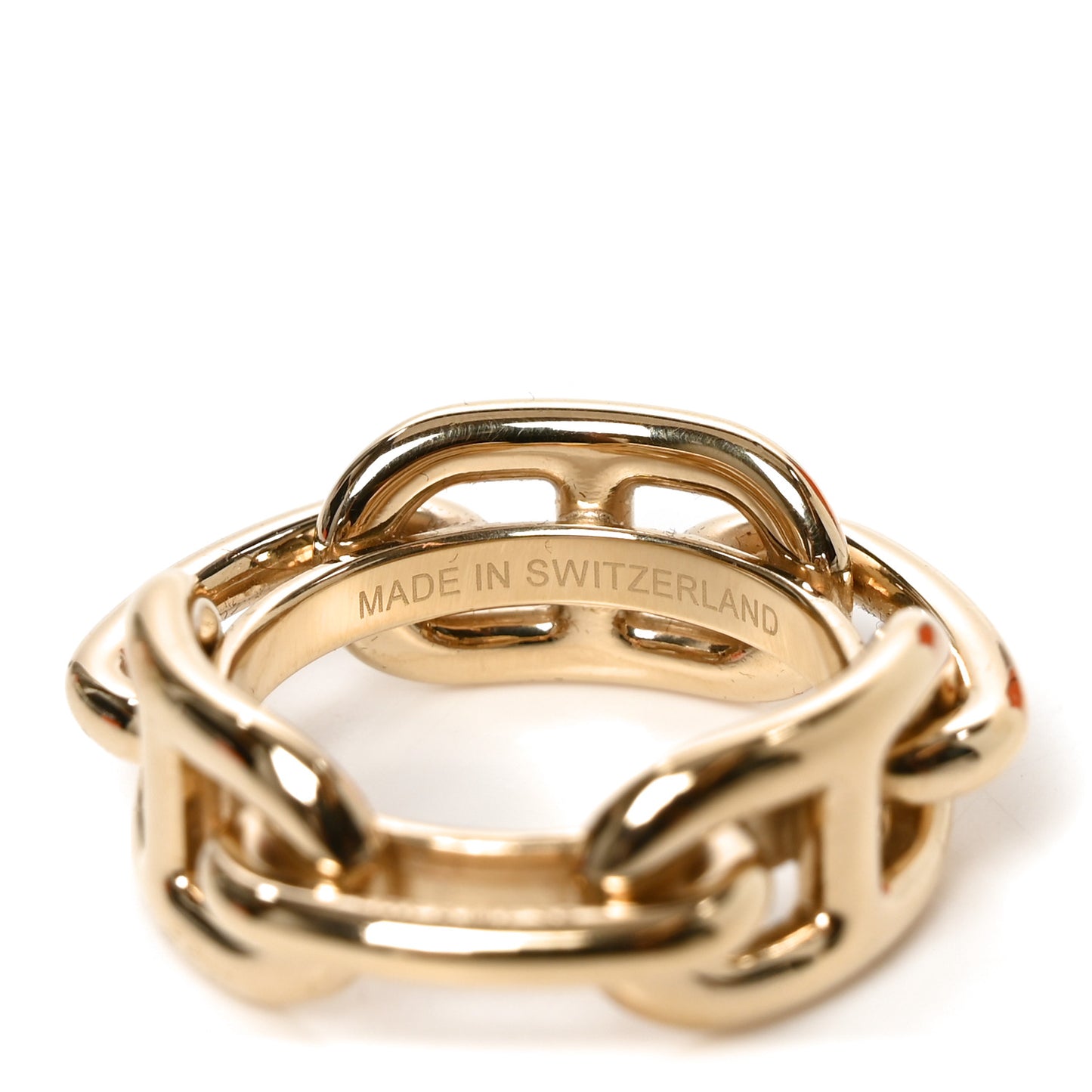Permabrass Regate Scarf Ring Gold